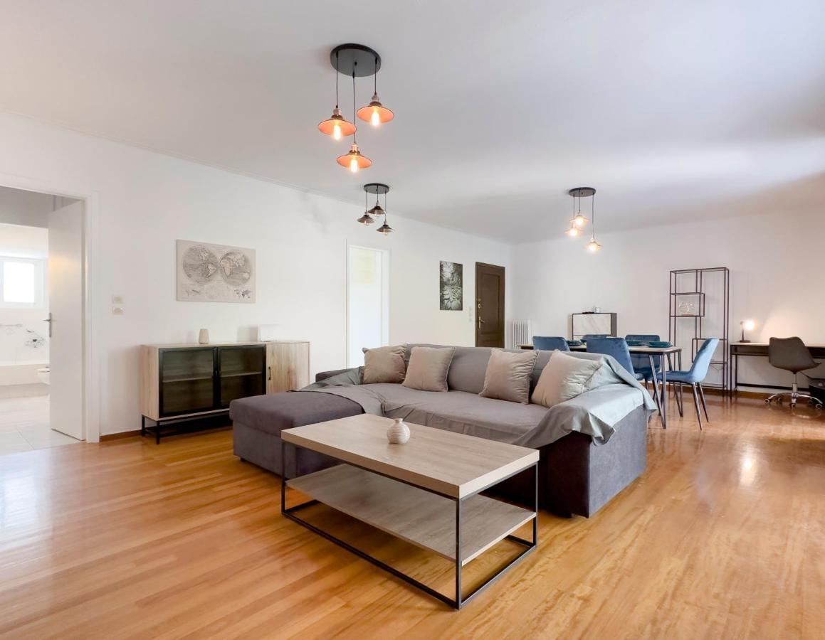 Metamorfoseos Spacious 120Sqm Apt In Alimos Atene Esterno foto